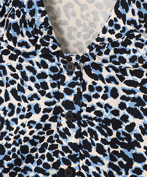 WHISTLES / ウィッスルズ シャツ・ブラウス | Abstract Cheetah Lenny Collar | 詳細4