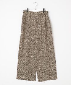 Dashed Leopard Print Trouser