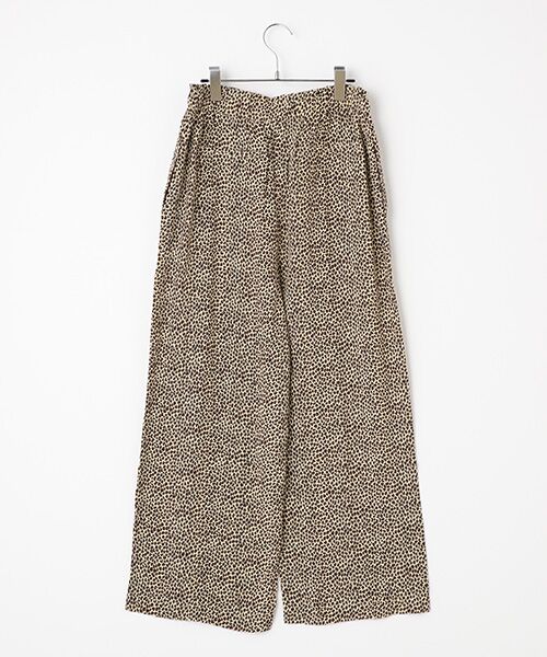 WHISTLES / ウィッスルズ スラックス・ドレスパンツ | Dashed Leopard Print Trouser | 詳細1