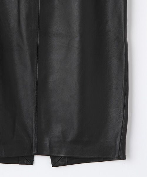WHISTLES / ウィッスルズ ミニ・ひざ丈スカート | Kel Leather Pencil Skirt | 詳細3