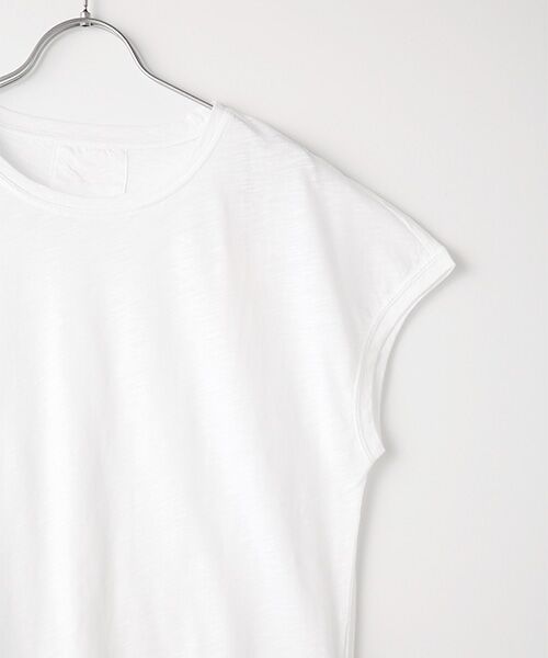 WHISTLES / ウィッスルズ Tシャツ | Minimal Cap Sleeve Tee | 詳細2