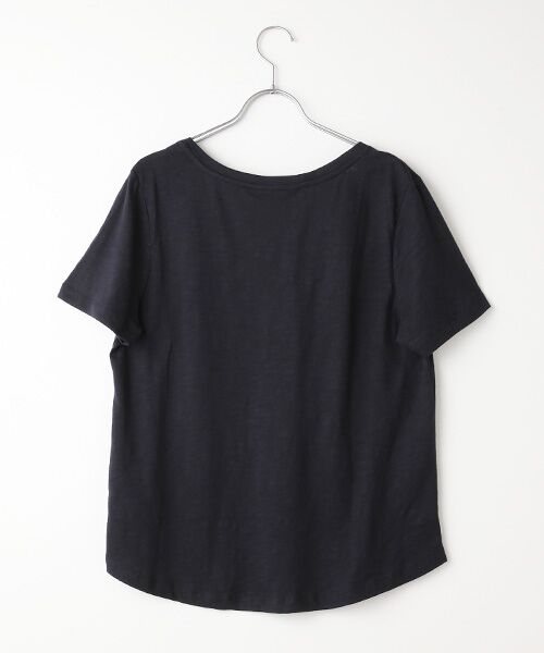 WHISTLES / ウィッスルズ Tシャツ | Sophie V Neck Cotton Tshirt | 詳細1