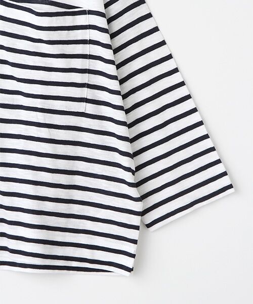 WHISTLES / ウィッスルズ Tシャツ | Breton Cotton Pocket Top | 詳細3