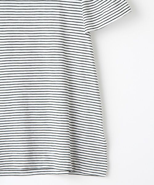 WHISTLES / ウィッスルズ Tシャツ | Cotton Frill Stripe Tshirt | 詳細3