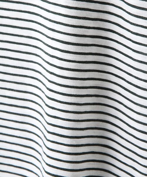 WHISTLES / ウィッスルズ Tシャツ | Cotton Frill Stripe Tshirt | 詳細4