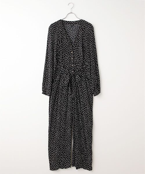 【セール】 Lottie Spot Print Jumpsuit （サロペット・オールインワン）｜WHISTLES / ウィッスルズ