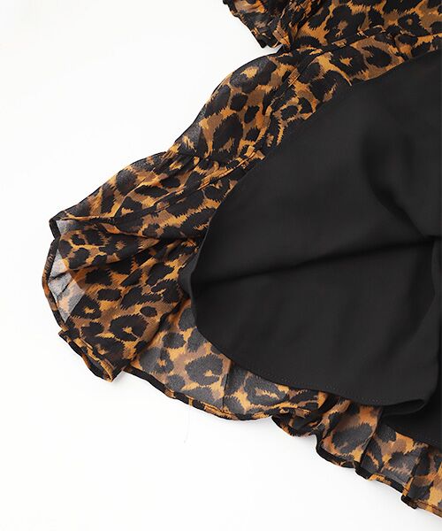 WHISTLES / ウィッスルズ ドレス | Classic Leopard Shirred Dress | 詳細5