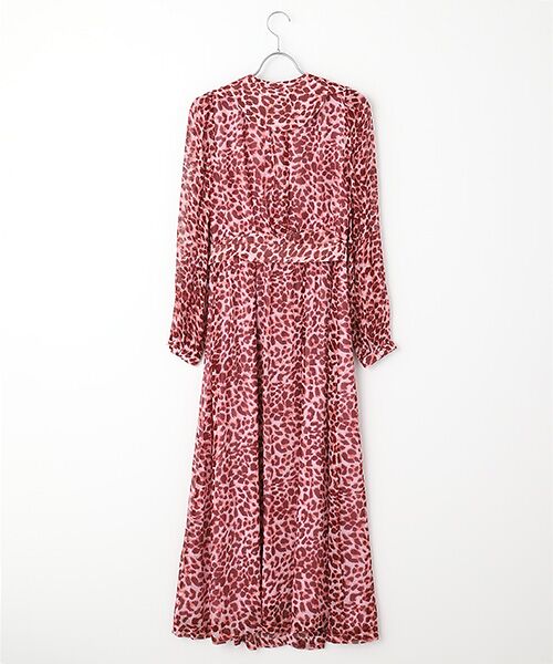 WHISTLES / ウィッスルズ ドレス | Abstract Cheetah Midi Dress | 詳細1