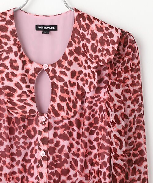 WHISTLES / ウィッスルズ ドレス | Abstract Cheetah Midi Dress | 詳細2