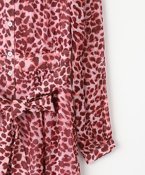 WHISTLES / ウィッスルズ ドレス | Abstract Cheetah Midi Dress | 詳細3