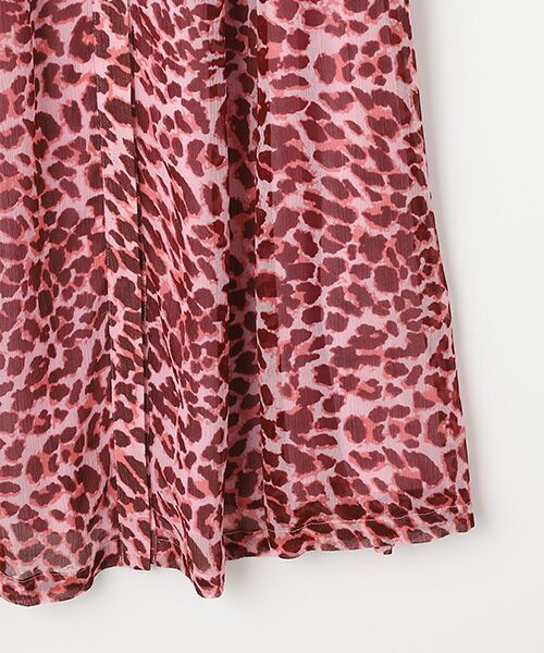WHISTLES / ウィッスルズ ドレス | Abstract Cheetah Midi Dress | 詳細4