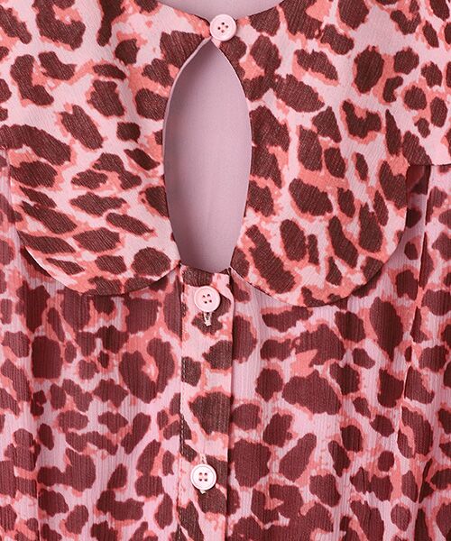 WHISTLES / ウィッスルズ ドレス | Abstract Cheetah Midi Dress | 詳細6