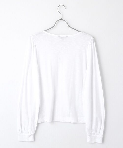 WHISTLES / ウィッスルズ Tシャツ | Amber V neck Button Top | 詳細1