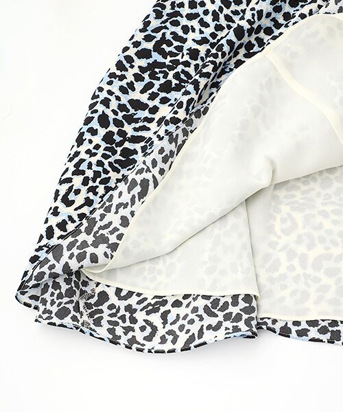WHISTLES / ウィッスルズ ドレス | Abstract Cheetah Silk Dress | 詳細6