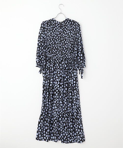 WHISTLES / ウィッスルズ ドレス | Dalmatian Shirred Midi Dress | 詳細1