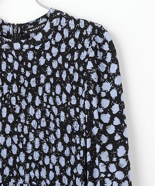 WHISTLES / ウィッスルズ ドレス | Dalmatian Shirred Midi Dress | 詳細2