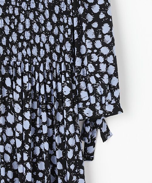 WHISTLES / ウィッスルズ ドレス | Dalmatian Shirred Midi Dress | 詳細3