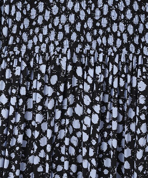 WHISTLES / ウィッスルズ ドレス | Dalmatian Shirred Midi Dress | 詳細6