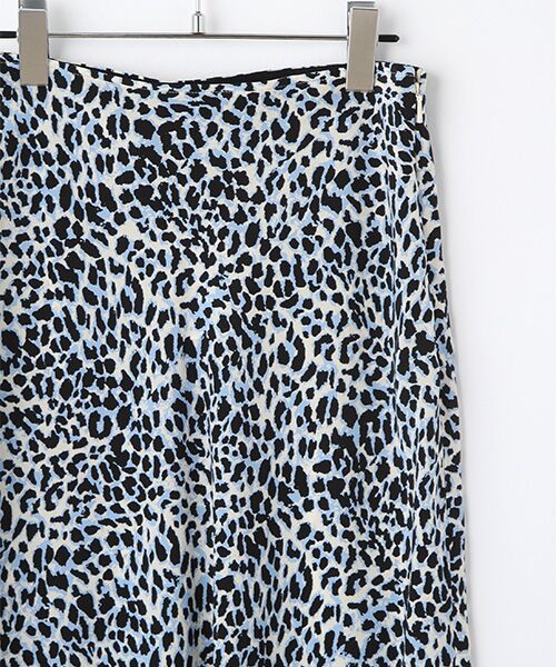 WHISTLES / ウィッスルズ ロング・マキシ丈スカート | Abstract Cheetah Silk Skirt | 詳細2
