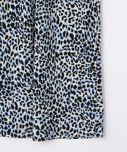 WHISTLES / ウィッスルズ ロング・マキシ丈スカート | Abstract Cheetah Silk Skirt | 詳細3