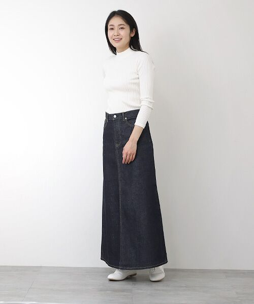 ＜ファッションエディター坪田あさみさんコラボ＞DENIM SKIRT デニムスカート