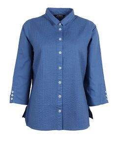 YACCOMARICARD / ヤッコマリカルド シャツ・ブラウス | ﾛｰﾝ　ﾗｸﾞﾗﾝﾋﾟﾝﾀｯｸ　BL