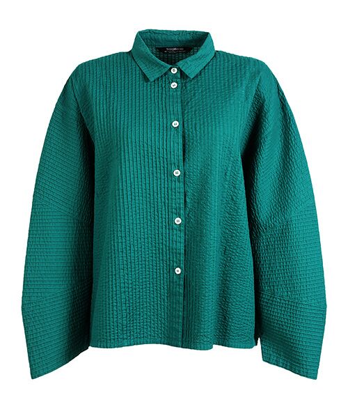 YACCOMARICARD/ヤッコマリカルド ローン総ピン Wマーク 横ピン切替立体長袖 BL アロエグリーン サイズ1 YACCOMARICARD/ヤッコマリカルド ローン総ピン Wマーク 横ピン切替立体長袖 BL アロエグリーン サイズ1