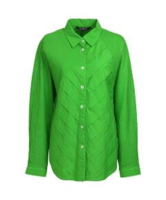 YACCOMARICARD / ヤッコマリカルド シャツ・ブラウス | ﾛｰﾝﾋﾞｯｸﾞﾎﾞｰﾀﾞｰﾀｯｸ ｱｼﾒﾋﾟﾝ切替 長袖BL