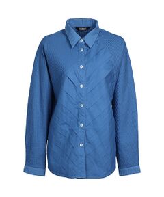 YACCOMARICARD / ヤッコマリカルド シャツ・ブラウス | ﾛｰﾝﾋﾞｯｸﾞﾎﾞｰﾀﾞｰﾀｯｸ ｱｼﾒﾋﾟﾝ切替 長袖BL