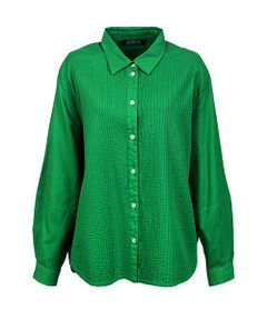 YACCOMARICARD / ヤッコマリカルド シャツ・ブラウス | ｿﾌﾄﾂｲﾙｺｯﾄﾝ部分ﾋﾟﾝ 肩ｶｰﾌﾞﾖｰｸ 長袖BL