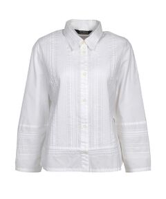 YACCOMARICARD / ヤッコマリカルド シャツ・ブラウス | ﾛｰﾝ部分ﾗﾝﾀﾞﾑﾋﾟﾝ ｳｴｽﾄ&袖横ｷﾘｶｴ7分袖BL