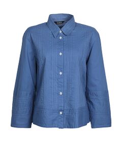 YACCOMARICARD / ヤッコマリカルド シャツ・ブラウス | ﾛｰﾝ部分ﾗﾝﾀﾞﾑﾋﾟﾝ ｳｴｽﾄ&袖横ｷﾘｶｴ7分袖BL