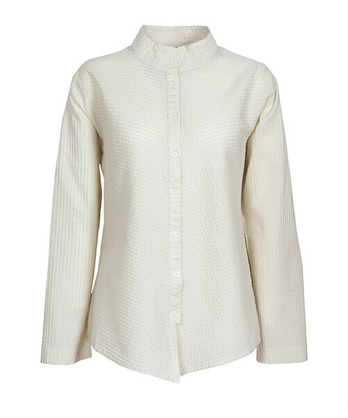 YACCOMARICARD/ヤッコマリカルド ローンナナメピンタックBL 白香色 サイズ1 YACCOMARICARD/ヤッコマリカルド ローンナナメピンタックBL 白香色 サイズ1