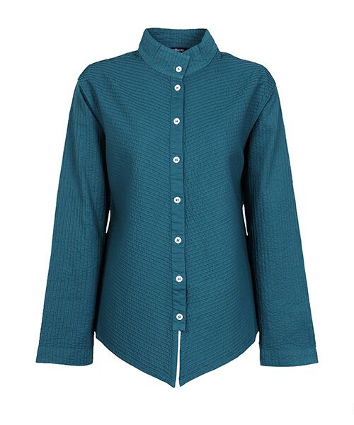 YACCOMARICARD / ヤッコマリカルド シャツ・ブラウス | ﾛｰﾝﾅﾅﾒﾋﾟﾝﾀｯｸBL（天鵞絨）