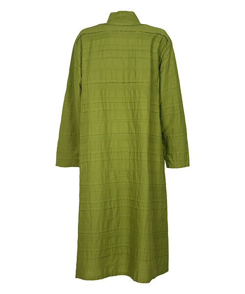 YACCOMARICARD / ヤッコマリカルド ロング・マキシ丈ワンピース | ﾛｰﾝ総ﾗﾝﾀﾞﾑﾋﾟﾝﾀｯｸ 胸ﾖｰｸﾀﾃ使い 長袖OP | 詳細2