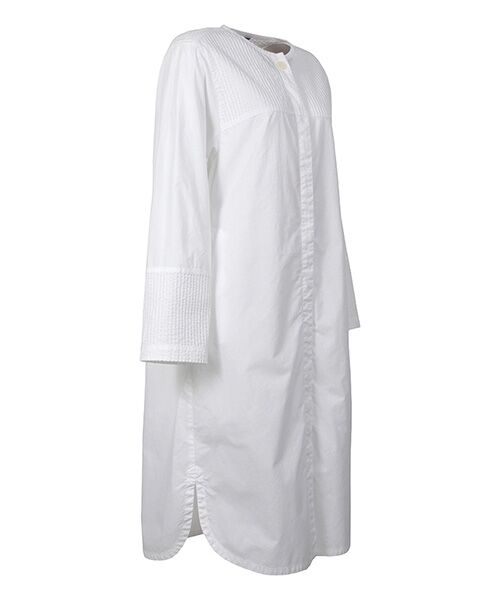 YACCOMARICARD / ヤッコマリカルド ロング・マキシ丈ワンピース | ﾛｰﾝｷｬﾗｺ ﾖｰｸ&袖口ﾋﾟﾝ 襟無 ﾋﾖｸ 長袖OP | 詳細1