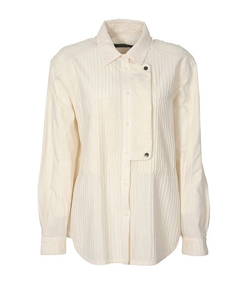 YACCOMARICARD / ヤッコマリカルド シャツ・ブラウス | ローンサイフキルト6重ガーゼ キルトパッチワーク 長袖BL（シライシ）