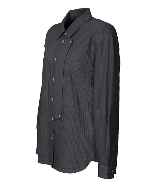 YACCOMARICARD / ヤッコマリカルド シャツ・ブラウス | ローンサイフキルト6重ガーゼ キルトパッチワーク 長袖BL | 詳細1