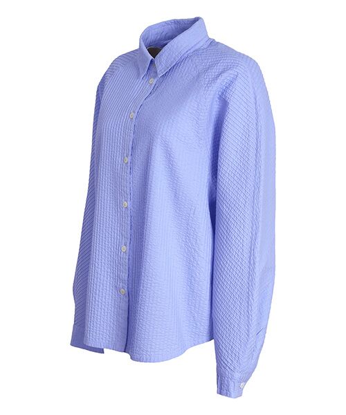 YACCOMARICARD / ヤッコマリカルド シャツ・ブラウス | ローン総ピン 変形カーブラグラン長袖BL | 詳細1