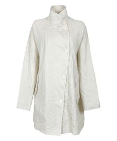 YACCOMARICARD / ヤッコマリカルド テーラードジャケット | コットンピケ ワイドピンタック ラグラン チュニック丈CT