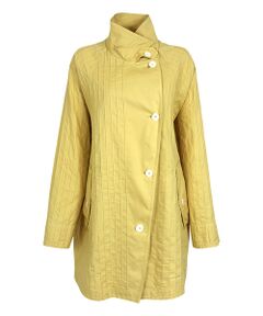 YACCOMARICARD / ヤッコマリカルド テーラードジャケット | コットンピケ ワイドピンタック ラグラン チュニック丈CT