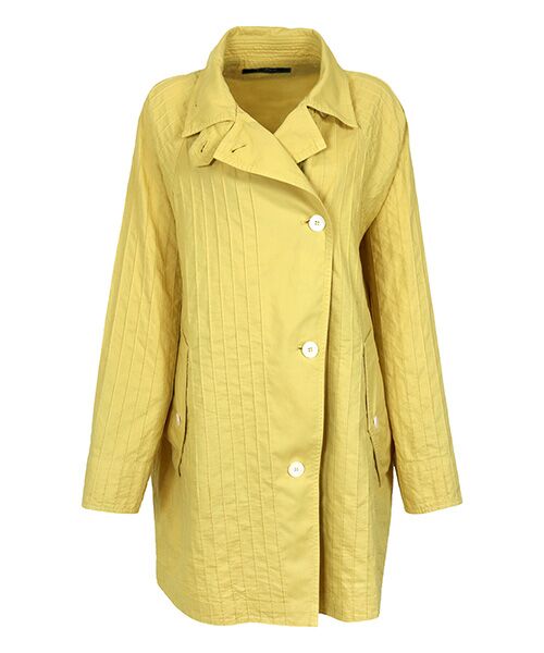 YACCOMARICARD / ヤッコマリカルド テーラードジャケット | コットンピケ ワイドピンタック ラグラン チュニック丈CT | 詳細1