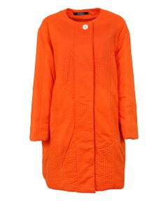 YACCOMARICARD / ヤッコマリカルド ノーカラージャケット | ローン+60CSキルト 半円幾何学柄キリカエ 襟ナシCT