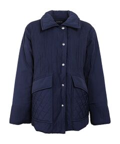 YACCOMARICARD / ヤッコマリカルド ナイロンジャケット | リンクルナイロンキルト 身頃タテピン+ポケット斜ピンCT