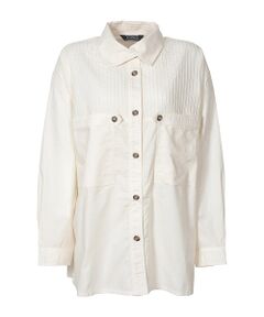 YACCOMARICARD / ヤッコマリカルド シャツ・ブラウス | ソフトツイルコットン ヨークピン パッチポケット付 長袖BL