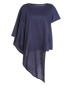 YACCOMARICARD / ヤッコマリカルド シャツ・ブラウス | ローン+101ボイル フレンチトップ+アシメピンタックケープBL