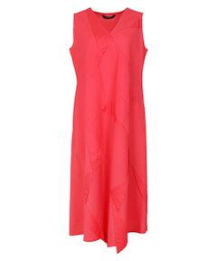 YACCOMARICARD / ヤッコマリカルド ロング・マキシ丈ワンピース | ローン+100ボイル折り紙 Vネック袖無し P/O　OP