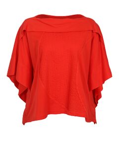 YACCOMARICARD / ヤッコマリカルド カットソー | 60CS+ローンくまどり ドレープ襟フレンチ袖CSTOP