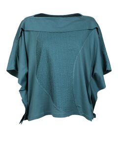 YACCOMARICARD / ヤッコマリカルド カットソー | 60CS+ローンくまどり ドレープ襟フレンチ袖CSTOP