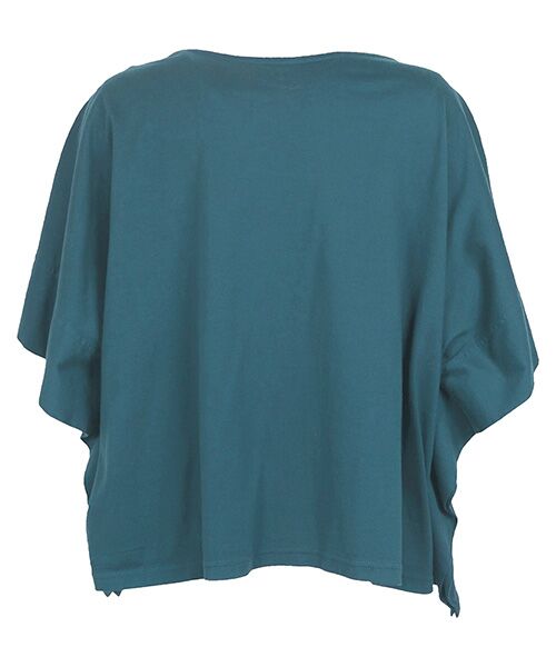 YACCOMARICARD / ヤッコマリカルド カットソー | 60CS+ローンくまどり ドレープ襟フレンチ袖CSTOP | 詳細2